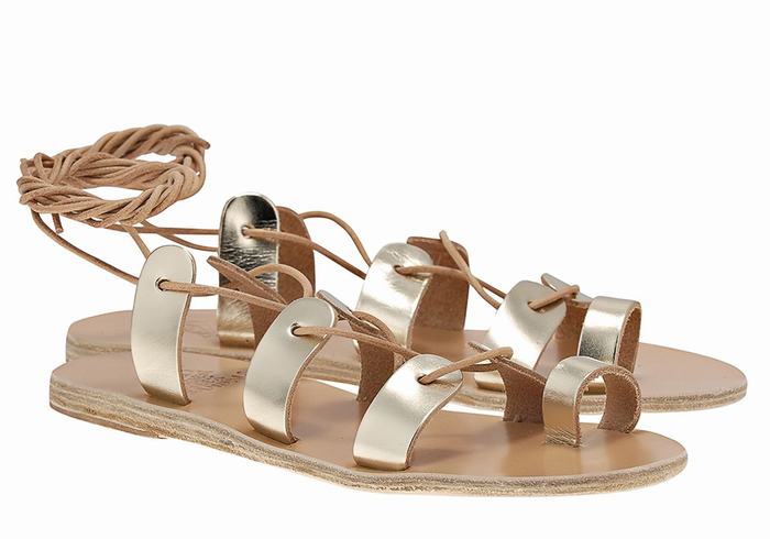 Sandales De Gladiateur Ancient Greek Sandals Alcyone Leather   | FOM-9118385